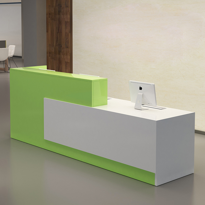 金菲罗格公司前台桌简约接待台颜色备注 1600*600*750/1000高清大图