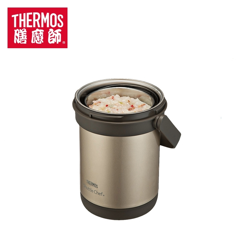 膳魔师(THERMOS)不锈钢多用保温煮锅_免火焖烧锅汤锅炖锅_TCRA-1800 粉色 抖音