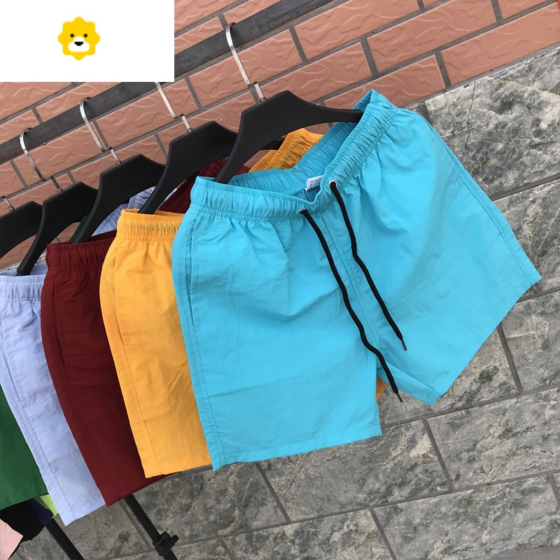 fishbasket沙滩裤男宽松速干薄款骚气潮休闲运动大裤衩季裤头4分男士
