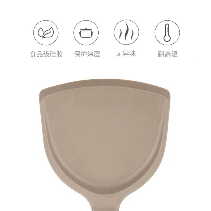 康巴赫不粘锅适用硅胶铲锅铲耐高温平底锅煎锅铲专用炒菜铲子硅胶铲