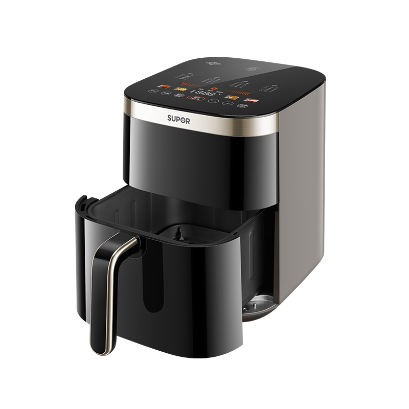 苏泊尔SUPOR 6.3升大容量铝合金不粘涂层空气炸锅KD63Y92触控操作高清大图