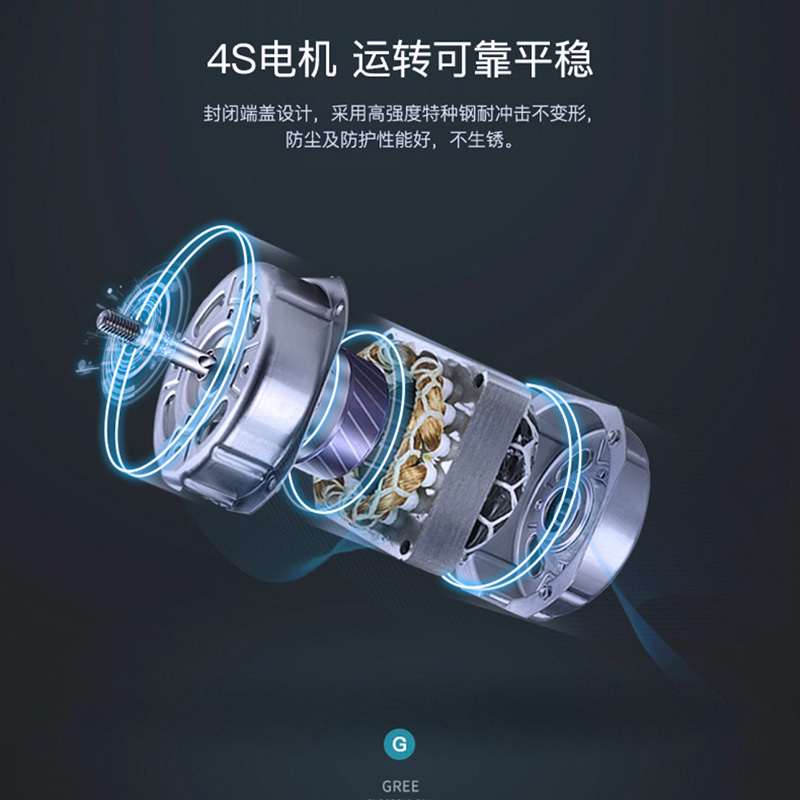 GREE格力轻音节能家用定时立式风扇落地扇宿舍摇头可拆洗电风扇FD-40X52