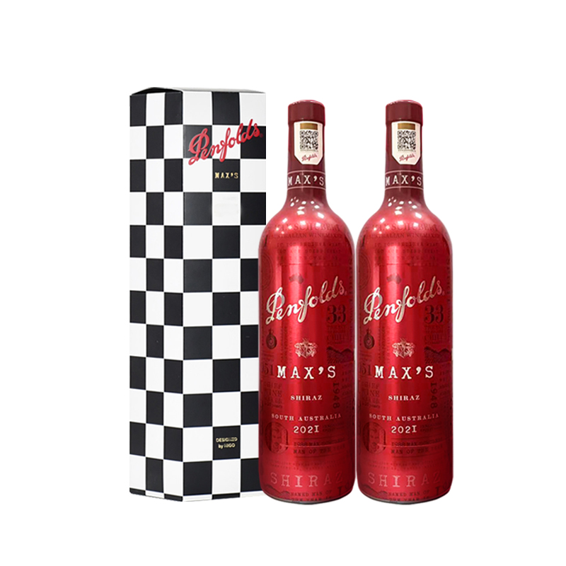 [国行正品]奔富麦克斯MAX’S设拉子干红葡萄酒澳洲原瓶进口红酒双支装礼盒装750ml*2瓶过节送礼高清大图