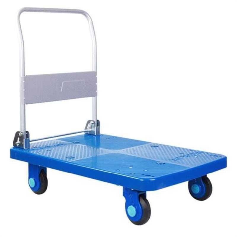 企购优品平板车折叠小推车手推车拉货车搬运车拉杆小拖车静音手拉车60