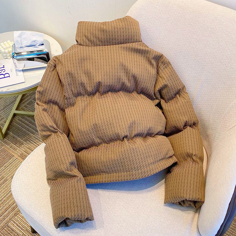 冬季羽绒棉服女短款韩版加厚棉衣高级感休闲棉袄小个子宽松外套潮_5411高清大图