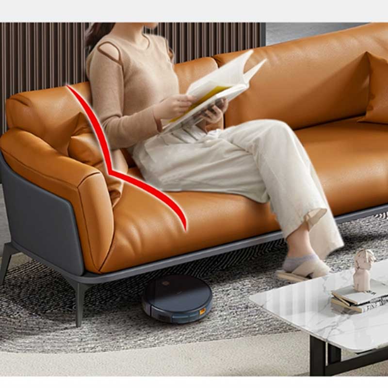 广视杰 三人位沙发 皮革高清大图