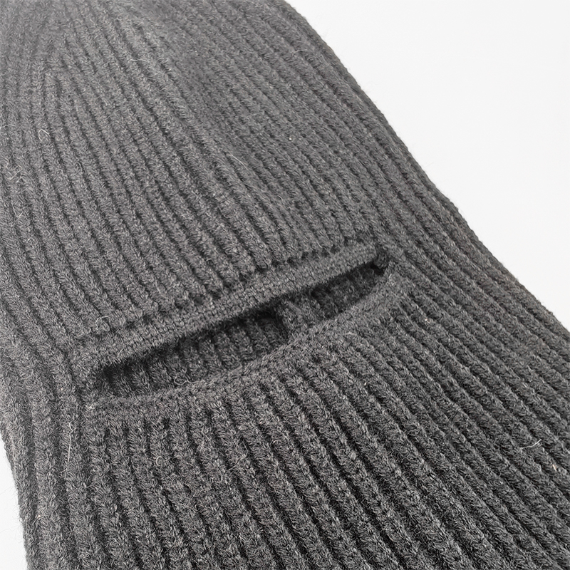 鸽护 三眼帽 GH668-加厚羊毛线 顶高清大图