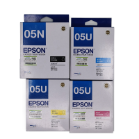 爱普生（EPSON） WF-4838 原装墨盒粉盒 05U系列 用于4838墨盒 黑色青红黄四色一套