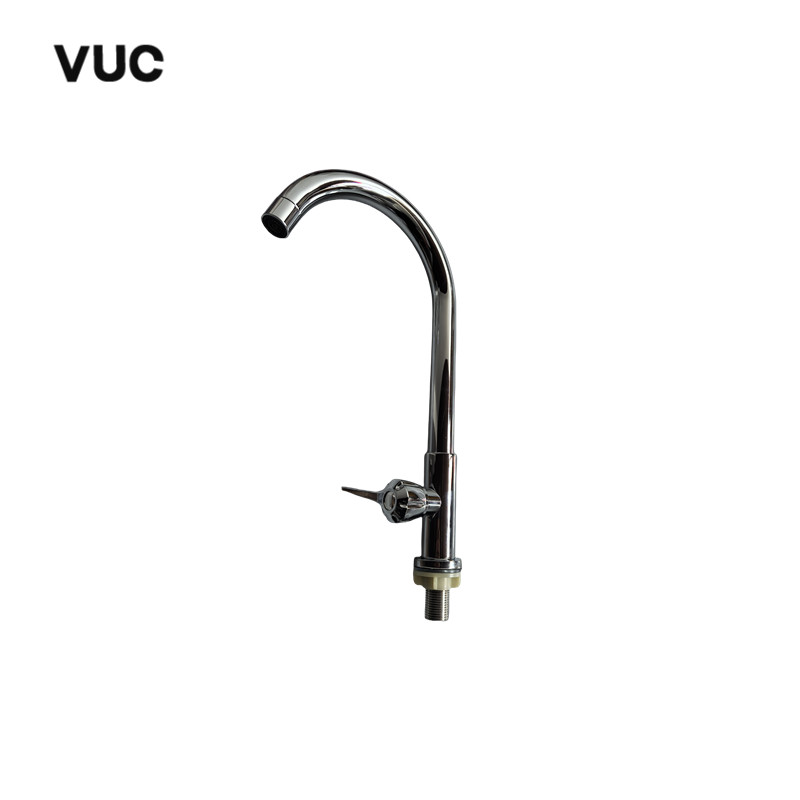 VUC 单冷单孔4分水龙头 V470角式大弯 个高清大图