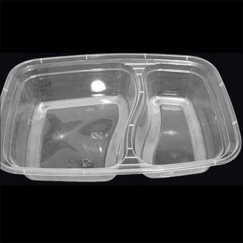 奥德鑫一次性PP餐盒 1250ml白色圆形 单个图片