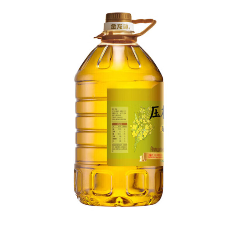 金龙鱼压榨本香菜籽油食用油5L