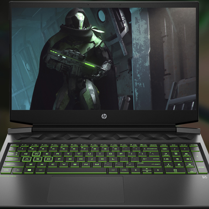 惠普(HP)光影精灵6Max-a0067TX笔记本电脑16.1英寸电竞发烧游戏本(i5-10200H 16G 512G固态硬盘 GTX1650Ti 高色域)绿光高清大图