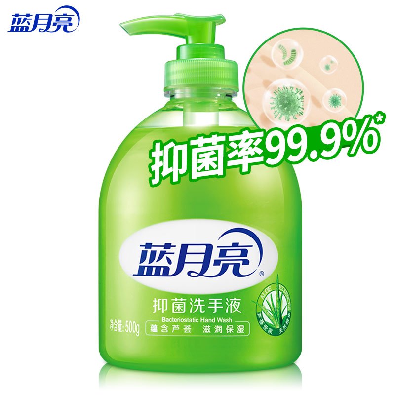 蓝月亮洗手液 500g(芦荟) 单瓶装日用品
