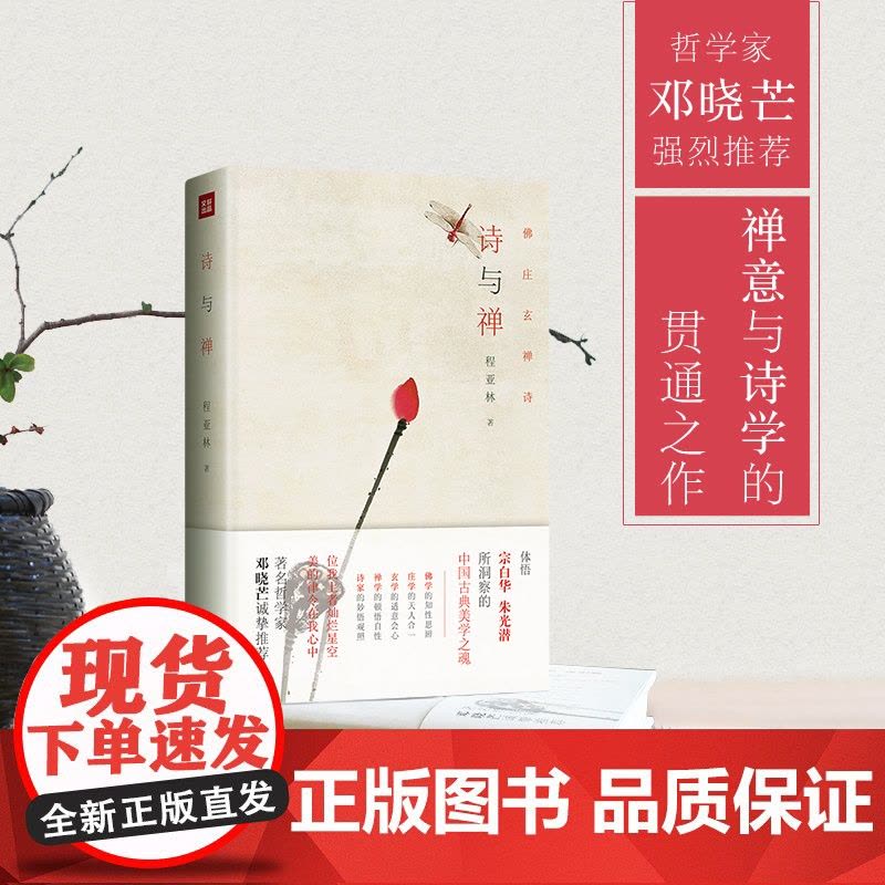 诗与禅 精装 体悟宗白华、朱光潜所洞察的中国古典美学之魂 杰出哲学家邓晓芒盛赞并大力 正版书籍图片