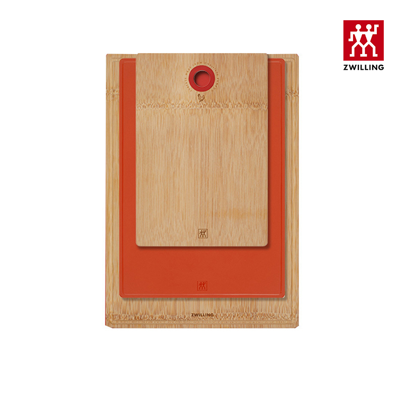 双立人(ZWILLING)Now系列砧板3件套竹制TPU家用切菜板