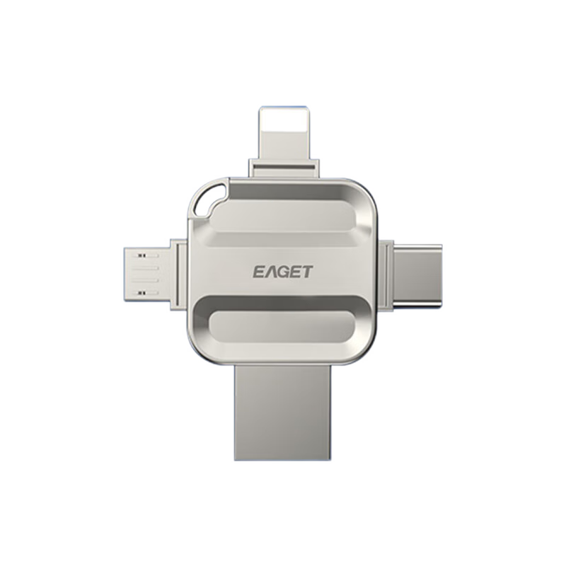 忆捷(EAGET)I71 USB3.0 Lightning Type-C四合一U盘手机电脑通用 256G