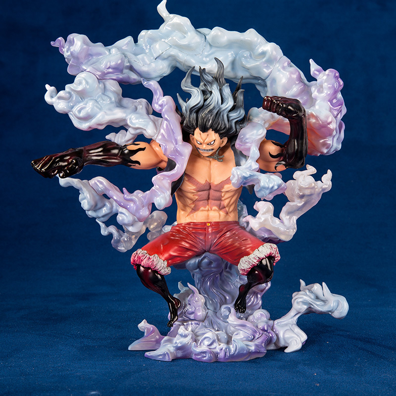 四档路飞手办海贼军团蛋糕岛二次元模型摆件盒装玩具