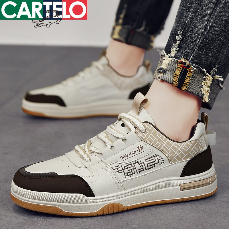 线下专柜同款卡帝乐鳄鱼cartelo新款舒适百搭男士休闲鞋男鞋潮鞋板鞋