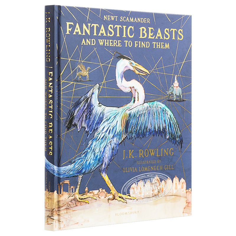 [正版]神奇动物在哪里(插图版)英文原版 Fantastic Beasts and Where to Find The高清大图