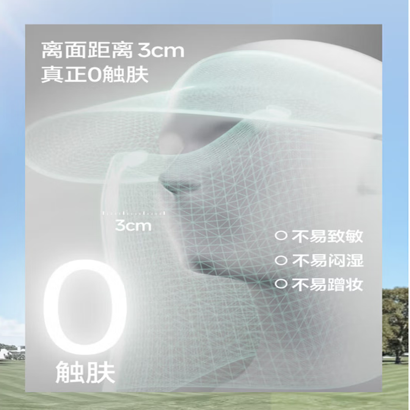蕉下BENEUNDER防晒冰丝帽大檐遮阳帽女士夏季户外日常防护UV防护透气设计凉爽舒适高清大图