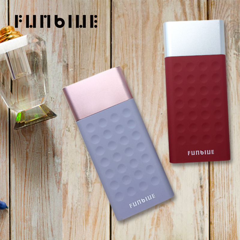Funblue PB613范部落9000毫安超薄吸盘移动电源便携快充手机通用充电宝 红色