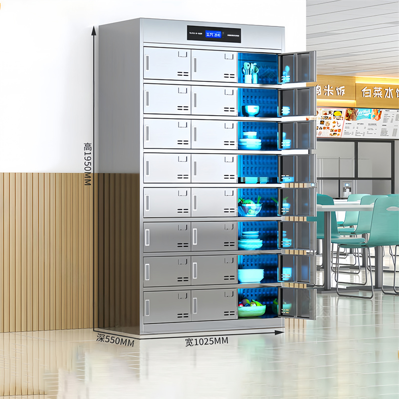 曌梵消毒餐盘柜24门台高清大图