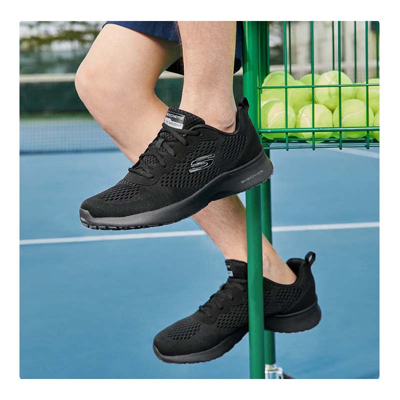 斯凯奇男款跑步运动鞋232291/BBK-10双高清大图