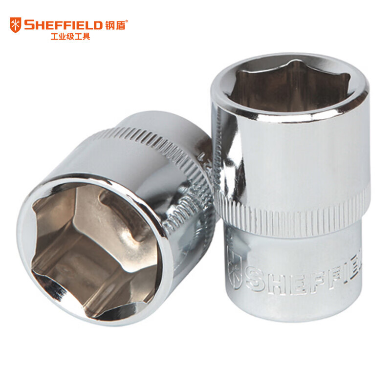 SHEFFIELD/钢盾 12.5mm系列公制6角标准套筒 S011622 22mm 1只