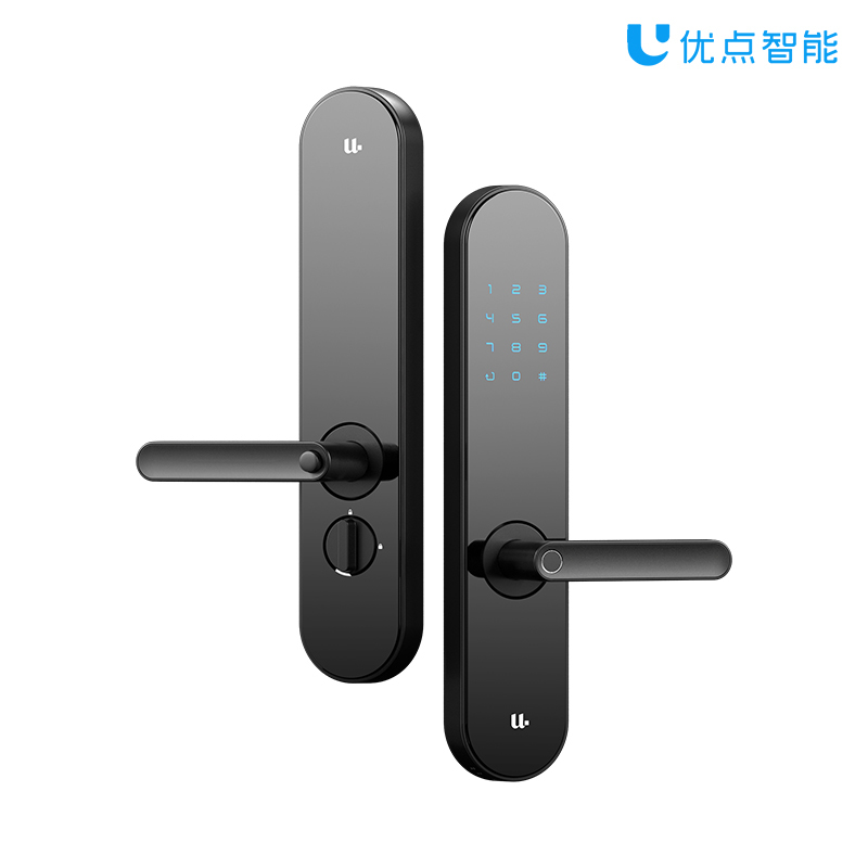 优点智能M2Lite全自动智能门锁指纹锁密码锁防盗门锁电子锁防猫眼门锁大门锁智能联动小米APP免费安装质保三年