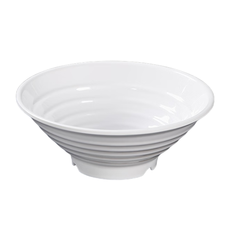 若炫RUOXUAN 密胺白瓷面碗 φ17.5cm