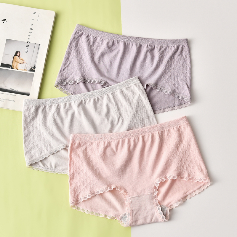 suntek少女内裤女童发育期16初中学生女孩高中14女生三角短裤13岁夏薄