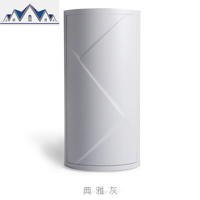 卫生间转角收纳柜免打孔旋转置物架厨房墙角厕所三角卧室壁挂角柜_1_812 灰色3个