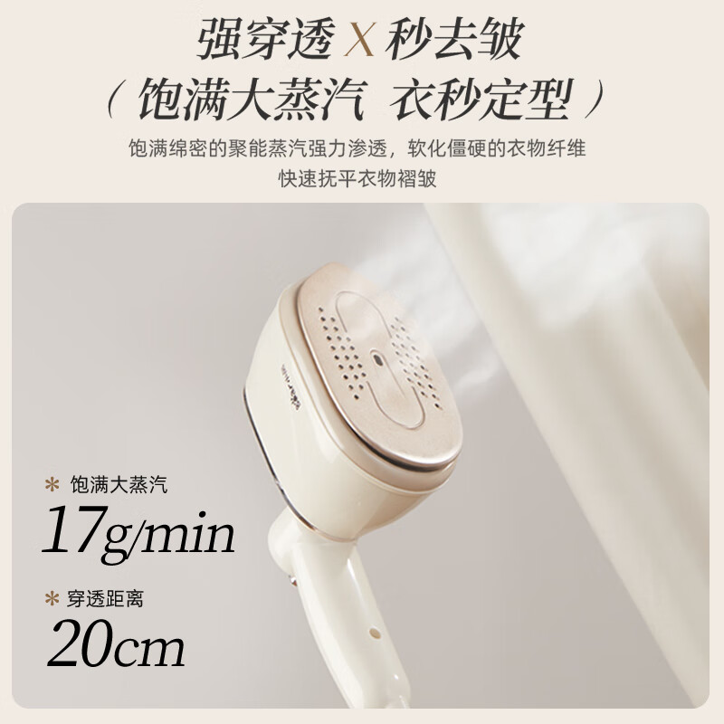 小熊(bear)手持式电熨斗挂烫机干湿双烫DYD-J10Q1高清大图