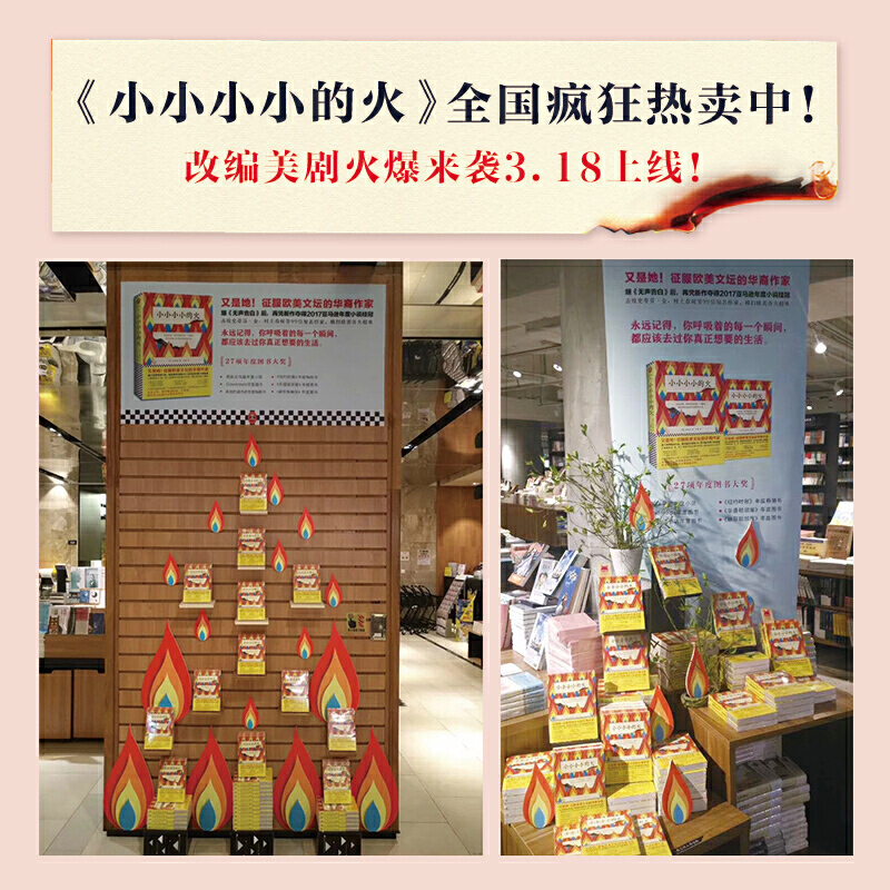 [正版]小小小小的火 伍绮诗著 家庭亲情成长励志亲子关系家庭教育社会生活长篇小说 外国文学情感治愈系作品集 无声告白