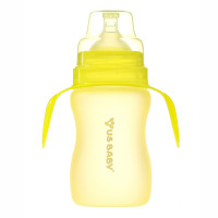 优生真母感硅胶特护玻璃手把吸管奶瓶宽口240ml-U10515