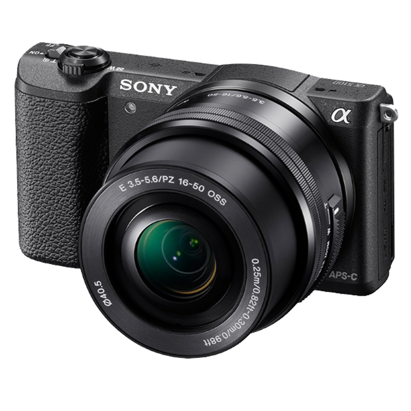 索尼(SONY)ILCE-5100L 16-50mm单镜头 2430万有效像素 CMOS传感器 (黑)照相机数码微单相机