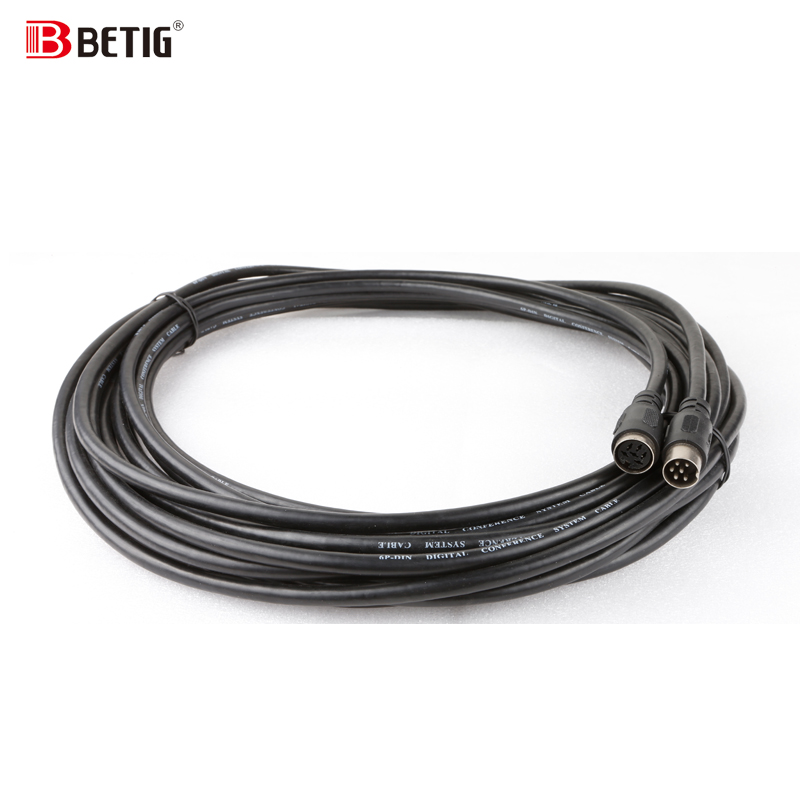 专业会议麦克风BD-918W CBLS/PS六芯线缆（一米）