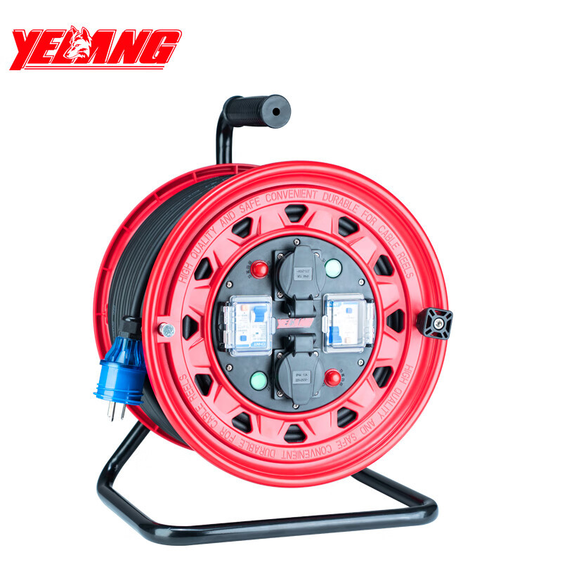 野狼YELANG 220V~250V10A绕线盘电缆盘3*1.5*30m/ YLB33040930