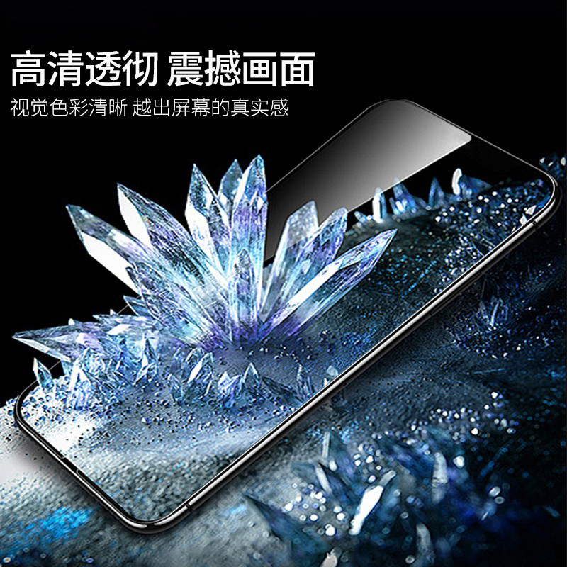 [买2送手机壳]轻万适用oppo reno5钢化膜非全屏高清透明防摔贴膜RENO5手机保护膜全玻璃高清大图