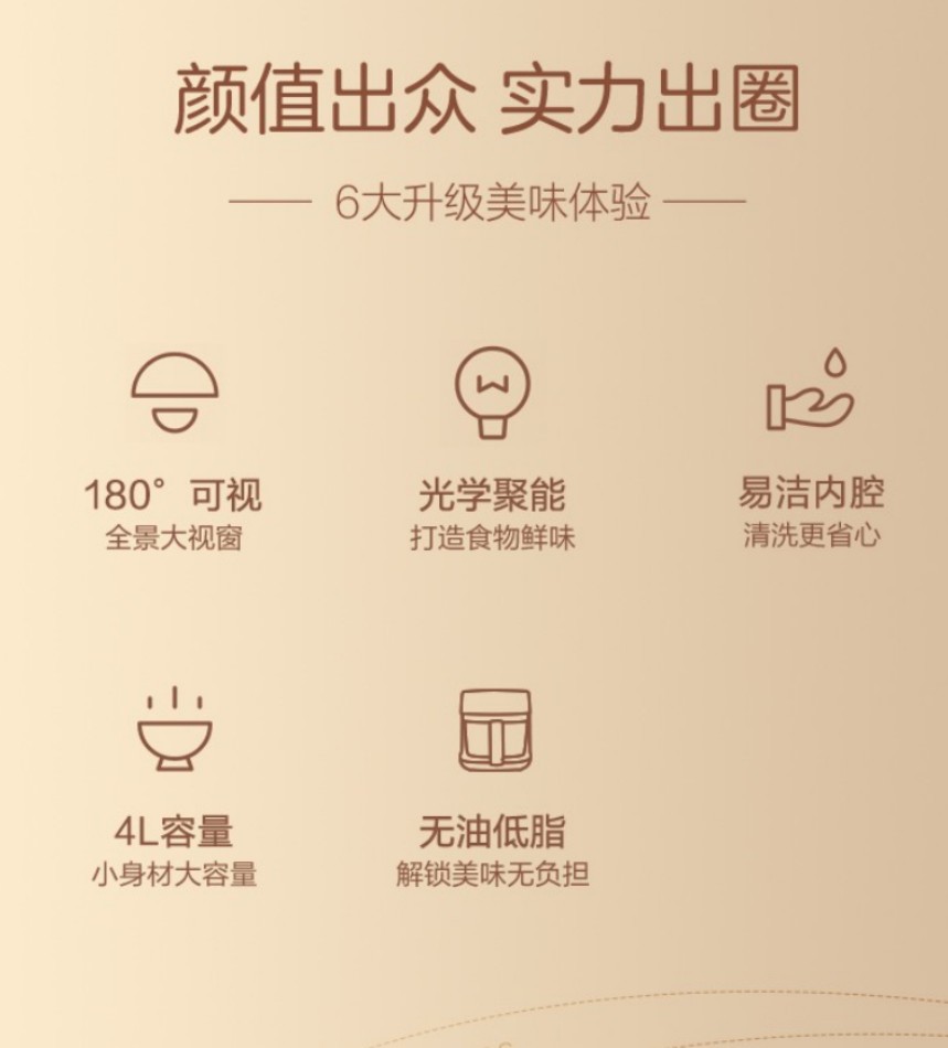 荣事达(Royalstar)多功能空气炸锅蒸烤箱多用途锅 RS-AF12G RS-AF12G(J)高清大图