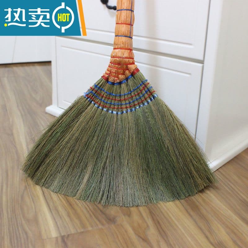 敬平手工编织芒草扫帚软毛扫把家用木地板瓷砖清洁扫头发器单个笤帚图片
