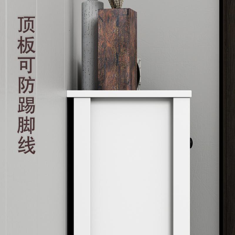 森美人北欧风鞋柜家用简约现代厅柜超薄翻斗超窄进口玄关柜鞋柜高清大图