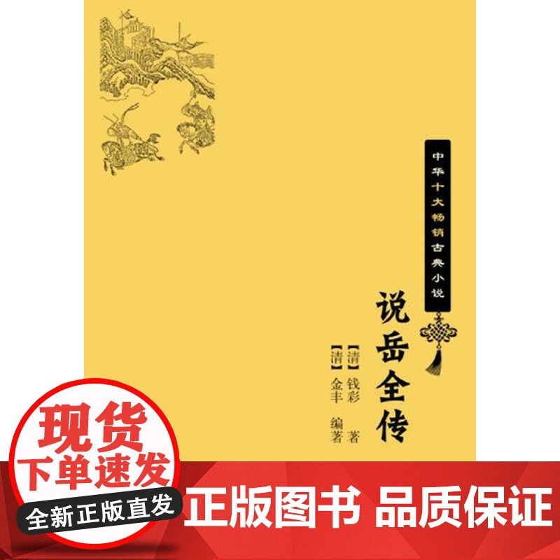 说岳全传(中华十大古典小说)新版 钱彩 中华书局 正版书籍高清大图