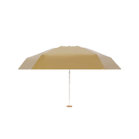 艾逸瑶选/荼锦系列铝合金骨金胶布扁六折晴雨伞-A款 YS-1843