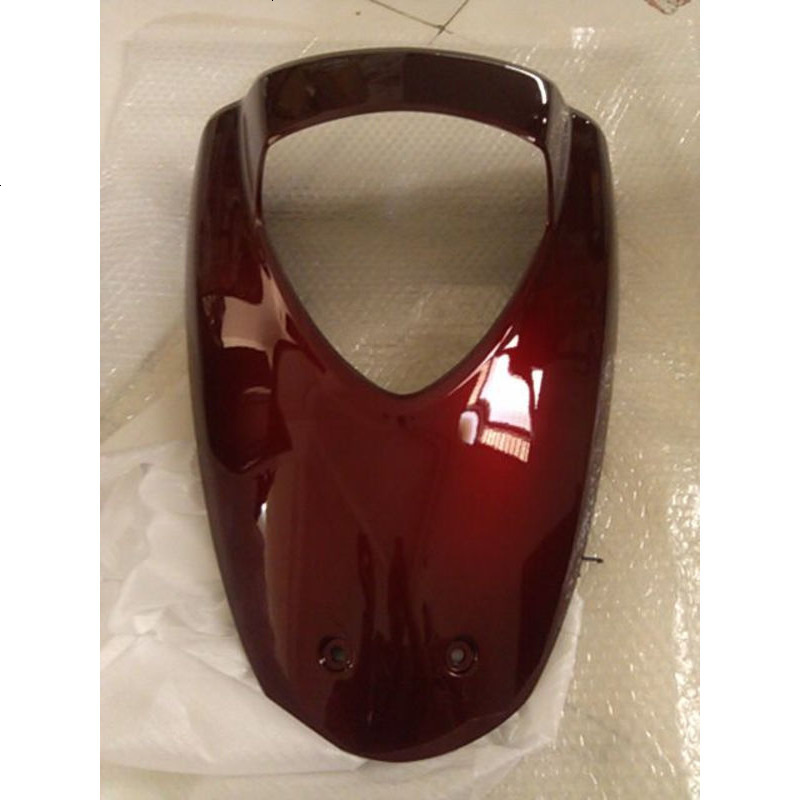 适用HJ125T-10面板/10A10C踏板车配件面板前大板前斜板大灯外壳_0