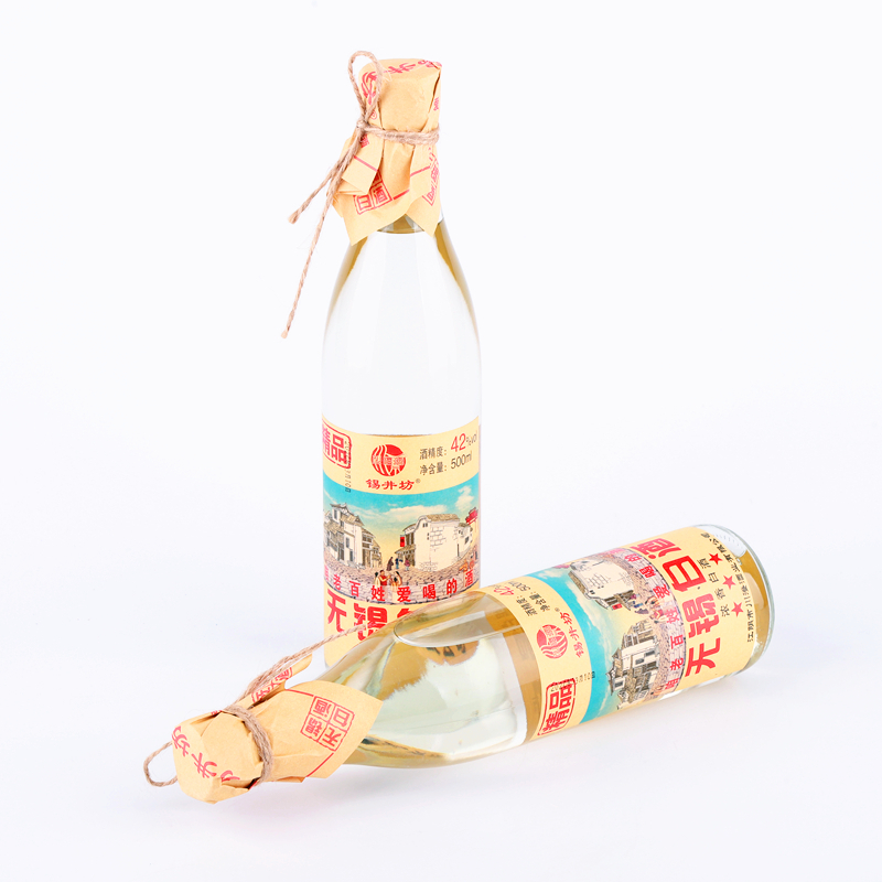 六瓶锡井坊无锡白酒精品原浆味棉柔浓香风格白酒42度