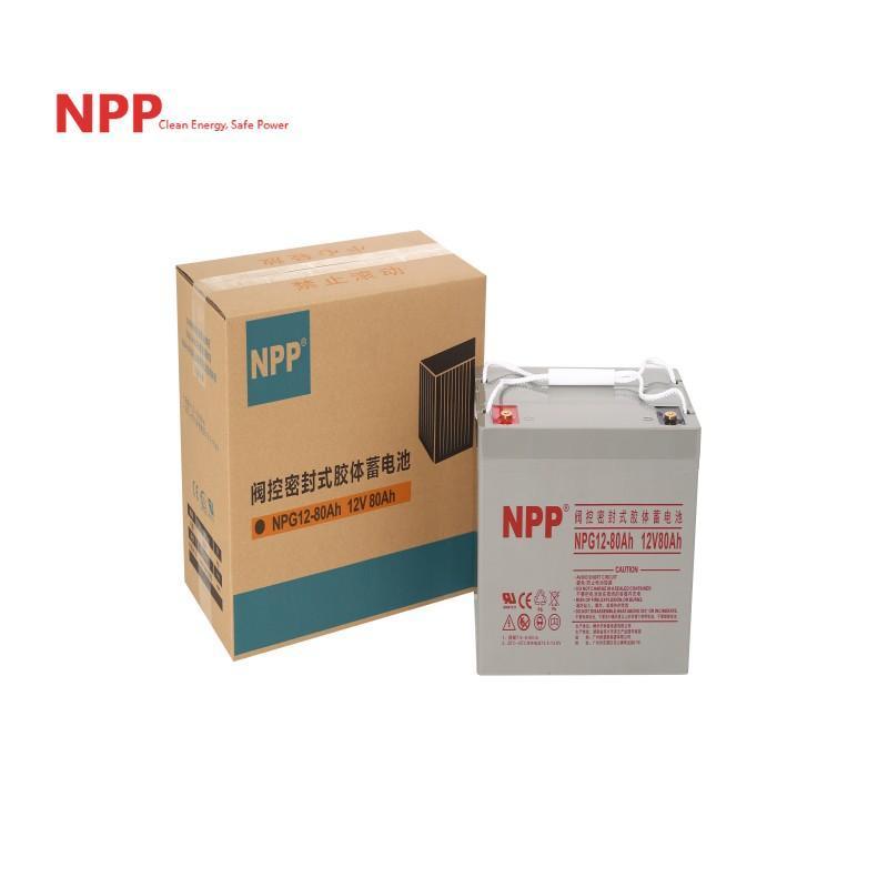 NPP蓄电池NPG12-80Ah 12V80Ah高清大图
