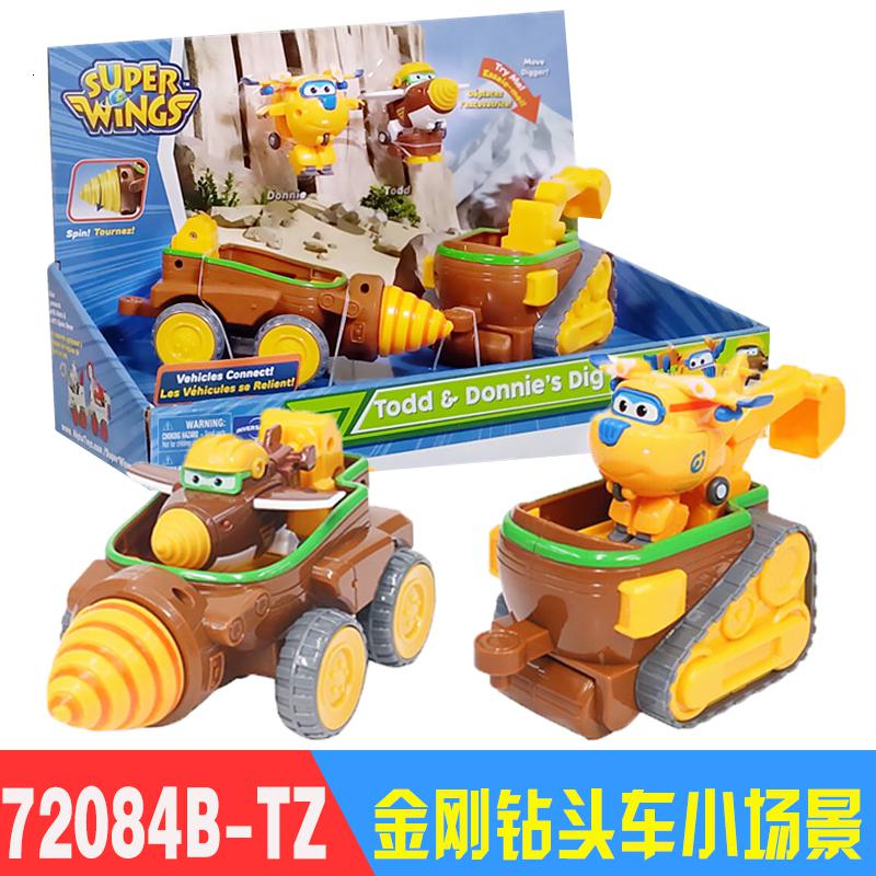 奥迪双钻超级飞侠玩具套装乐迪米莉太空车 多多金刚钻头车小场景 金刚钻头小场景高清大图