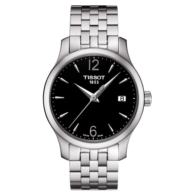 天梭(TISSOT) 瑞士手表 俊雅系列钢带石英女表 T063.210.11.057.00