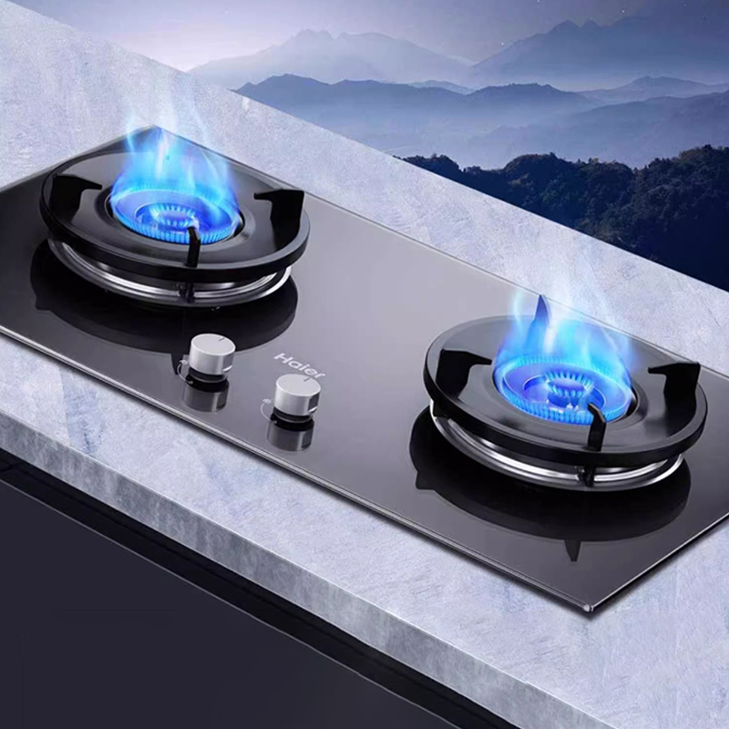 海尔(Haier)燃气灶JZT-Q2BEA(12T)天然气家用 5.2kw大火力67%高热效聚能防风 可调节底壳高清大图